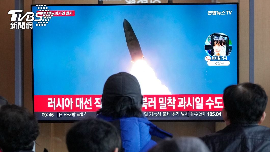 北韓今天疑似朝東部外海發射一枚中程彈道飛彈；北韓試射行動已引發日本首相的譴責。（資料照／達志影像美聯社）