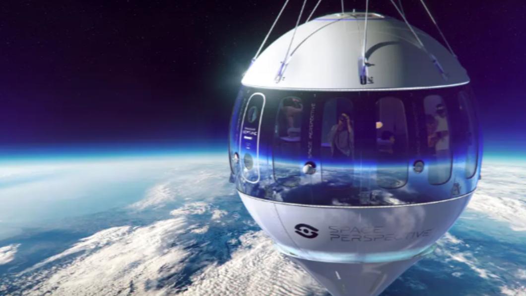 世界首艘碳中和（carbon neutral）太空艙「海王星號太空船」（Spaceship Neptune）。（圖／翻攝自《紐約郵報》）