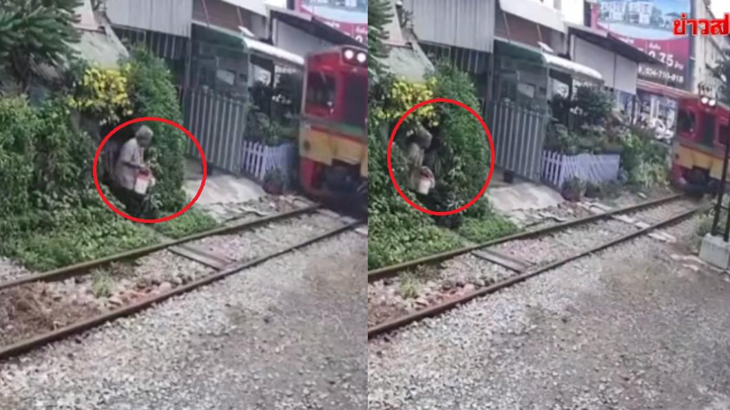 一名73歲的男子沙帕因體力不佳，一踏出家門就被火車輾過。（圖／翻攝自臉書）