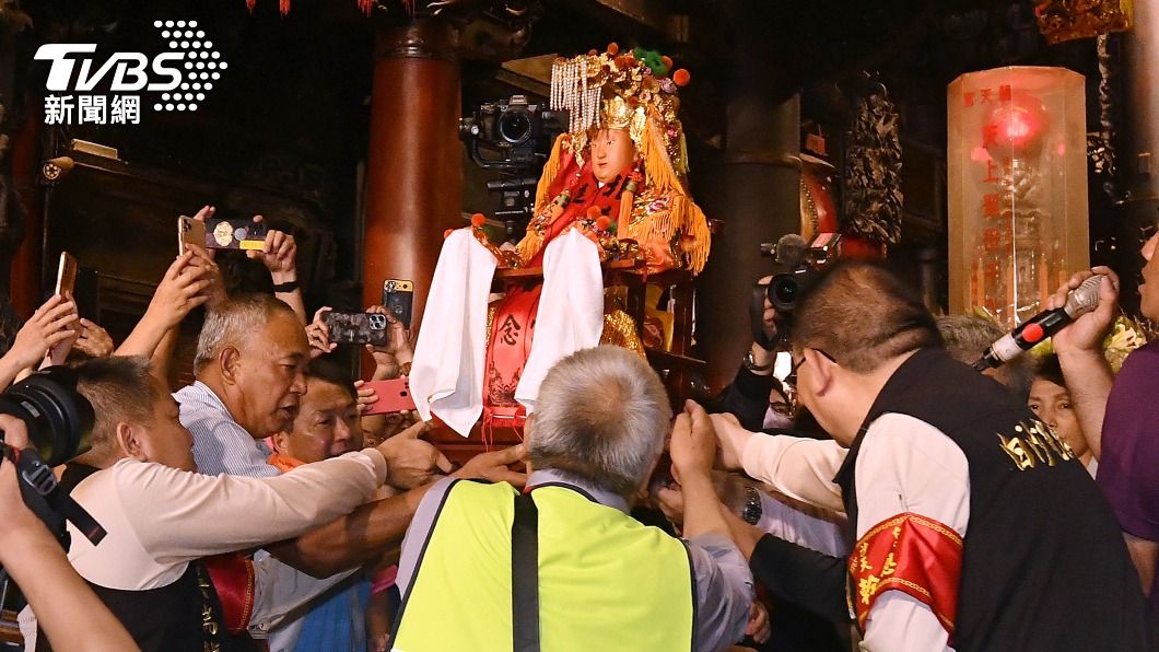 白沙屯媽祖徒步進香在台引起一陣旋風。（圖／胡瑞麒攝）