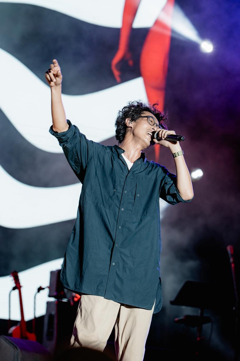 馬念先的抒情歌為高雄櫻花季帶來不同的氣氛。（圖／寬寬整合行銷提供）