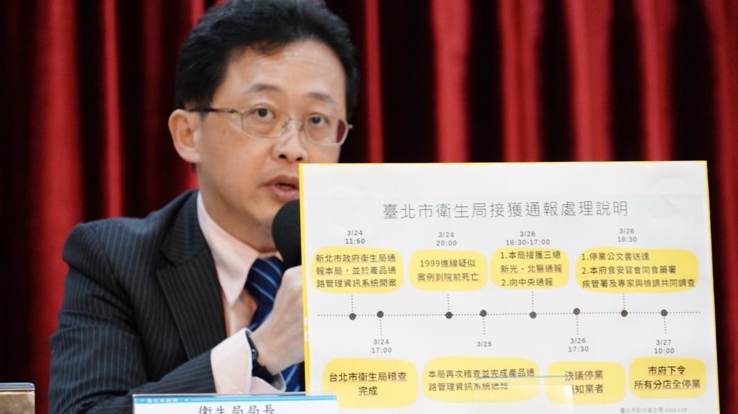 Taipei health chief defends hospital’s response to crisis (Taipei City Gov’t) Taipei health chief defends hospital’s response to crisis 