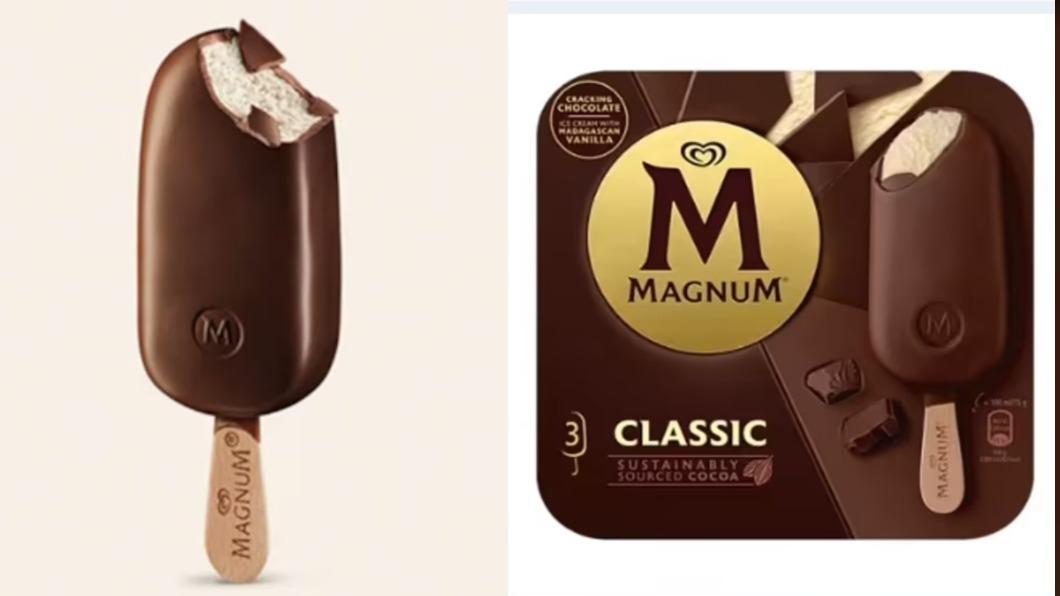 Magnum經典巧克力雪糕。（圖／Magnum官網）