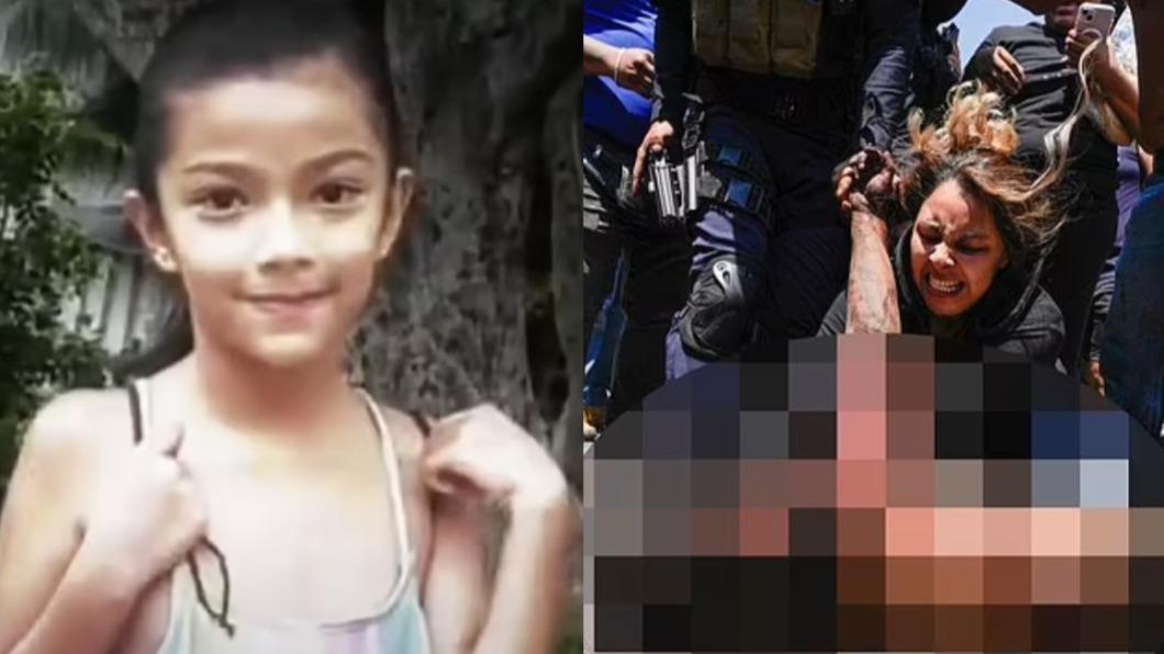 墨西哥8歲女童卡米拉（Camila Gómez）被姦殺，家屬怒用私刑「打死女嫌」。（圖／翻攝自《每日郵報》）