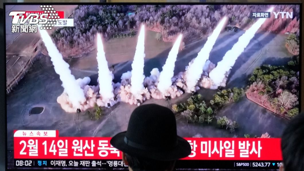 南韓軍方清晨表示北韓向東海發射彈道飛彈。（圖／達志影像美聯社）