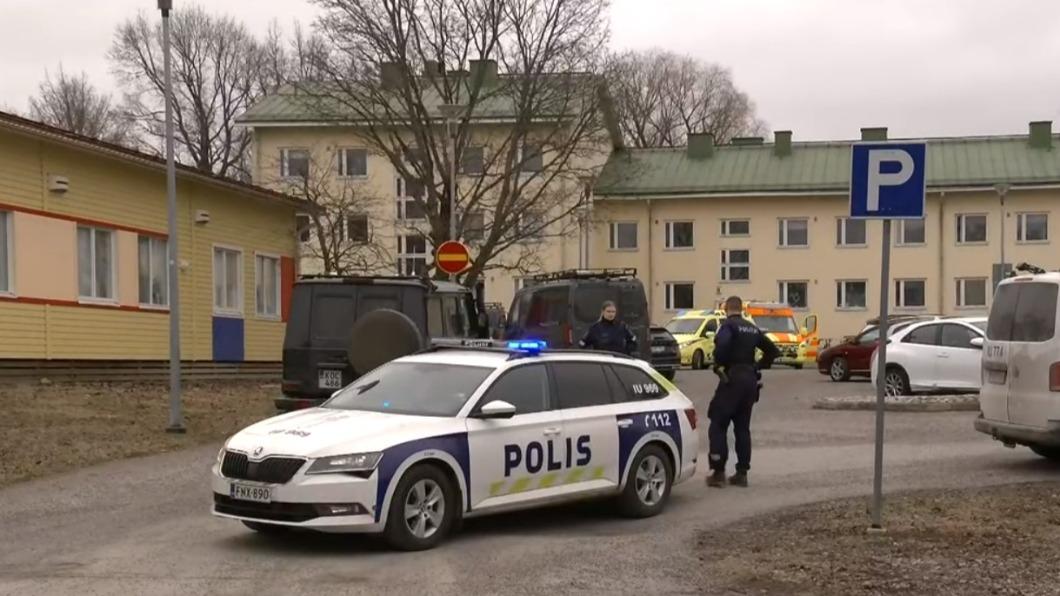 芬蘭萬塔的1所學校2日驚傳槍擊事件。（圖／翻攝自Mtvuutiset）