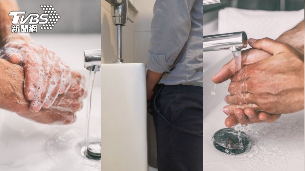 男性尿尿前後都必須洗手，除保持衛生也保護伴侶健康。（示意圖／shutterstock達志影像）