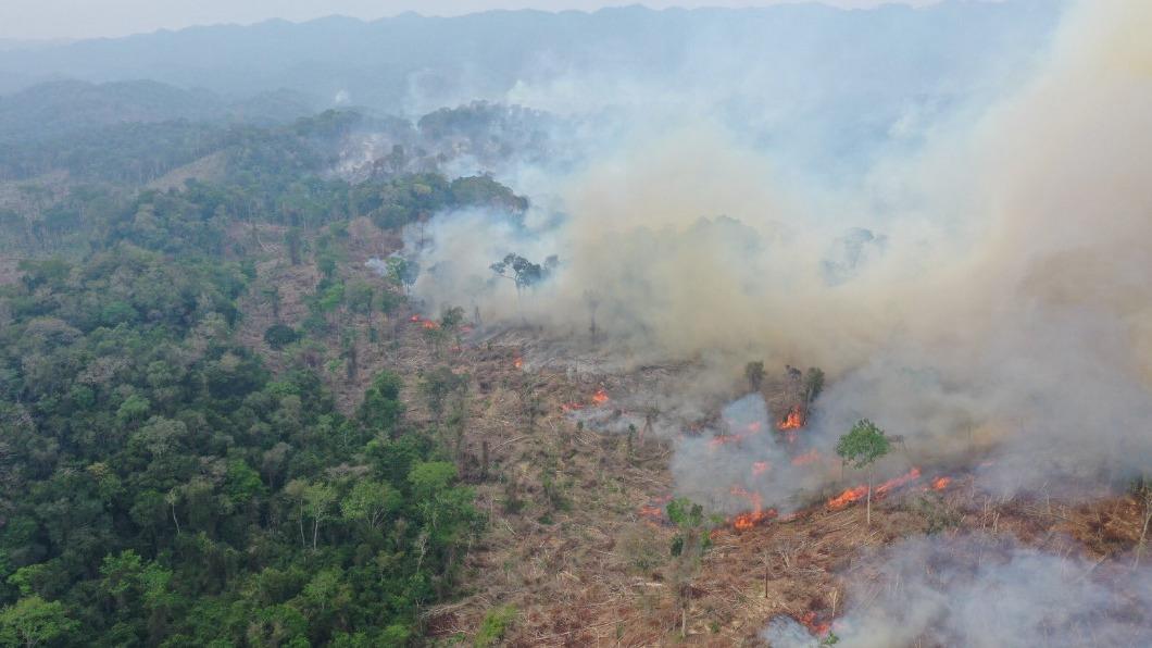 瓜地馬拉森林大火從1月起延燒至今。（圖／翻攝自X@TMCNewsAgency）