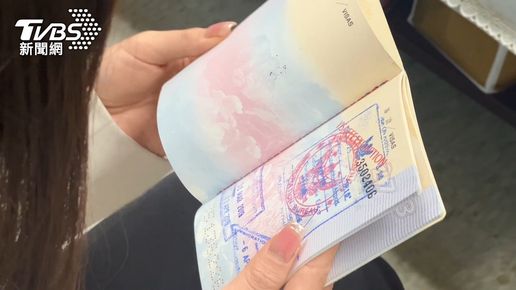 台灣護照。（圖／TVBS）