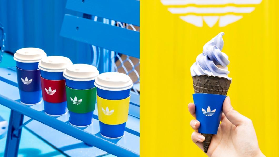 CAFE!N這次不僅與adidas Originals聯名，還開賣霜淇淋。（圖／CAFE!N提供）