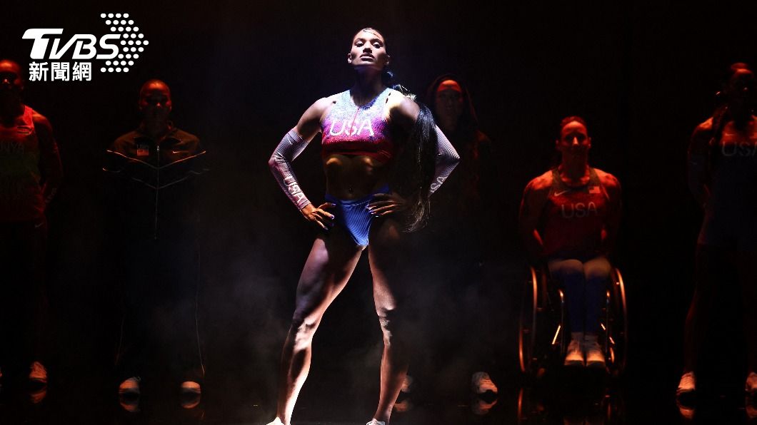 由Nike設計、美國奧運田徑女子新制服曝光後，其胯部剪裁引發眾多女選手抗議。（圖／達志影像路透社）