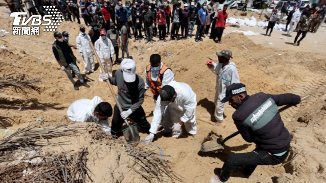 加薩近300人亂葬崗曝光　手腳反綁疑遭處決