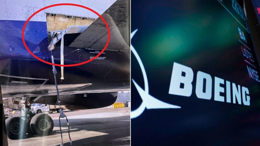 達美航空1架波音767班機傳出緊急滑梯脫落的事故。（圖／翻攝自X@aviationbrk、達志影像美聯社）