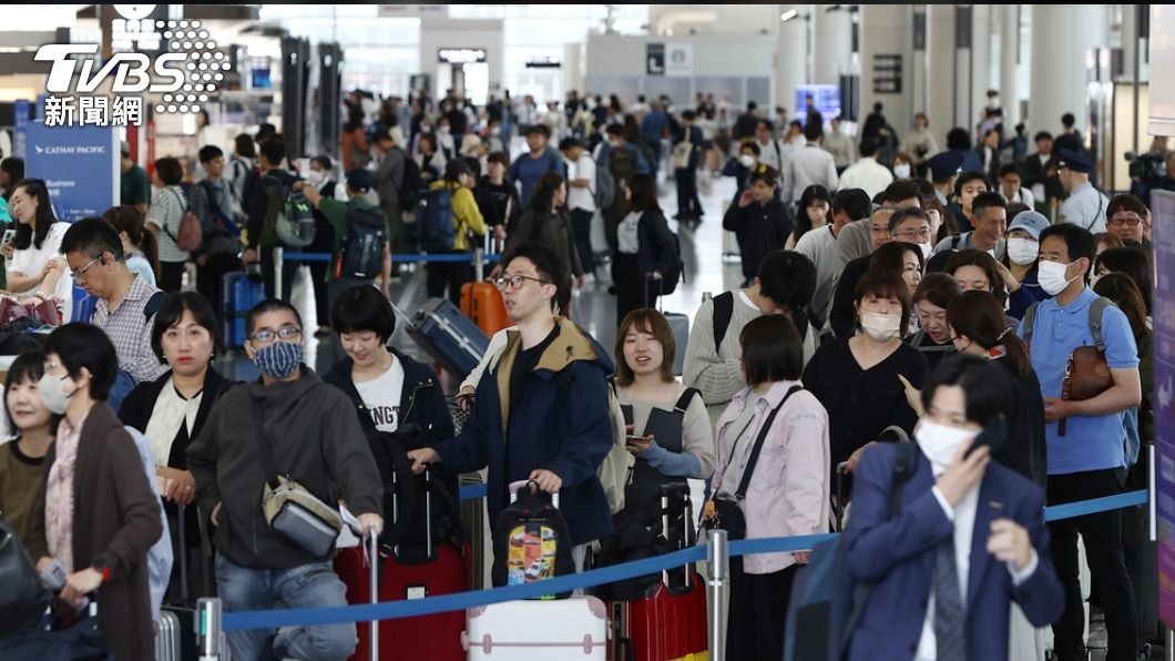 日本黃金週假期開跑。受到日圓疲軟影響，許多民眾改前往亞洲國家旅遊。（圖／達志影像美聯社）