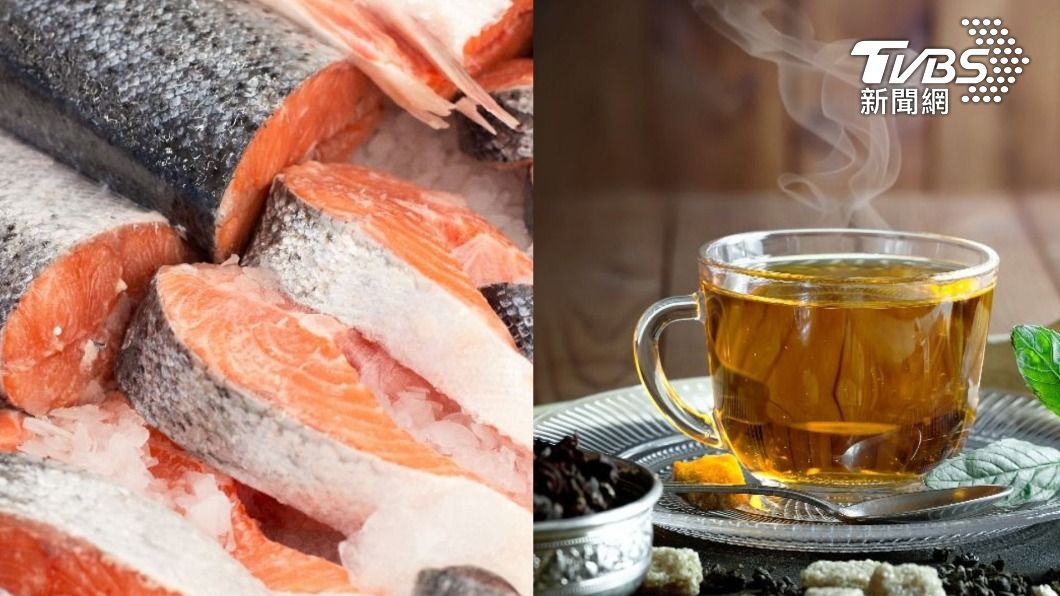 魚類和綠茶是燃脂、瘦小腹的優質食物。（示意圖／shutterstock達志影像）