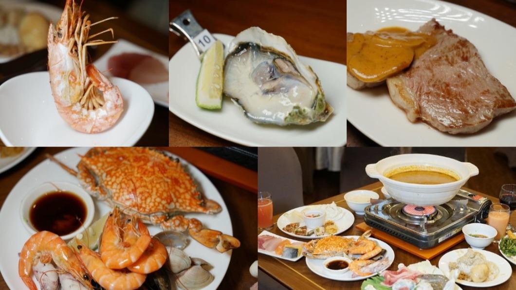台北三德大飯店館內「向陽庭」自助餐，推出餐點無限吃到飽千元有找。（圖／東蛙池塘提供）