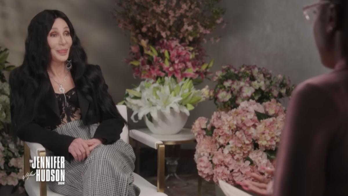 雪兒在節目中大方談論戀情。（圖／翻攝自《The Jennifer Hudson Show》YouTube）