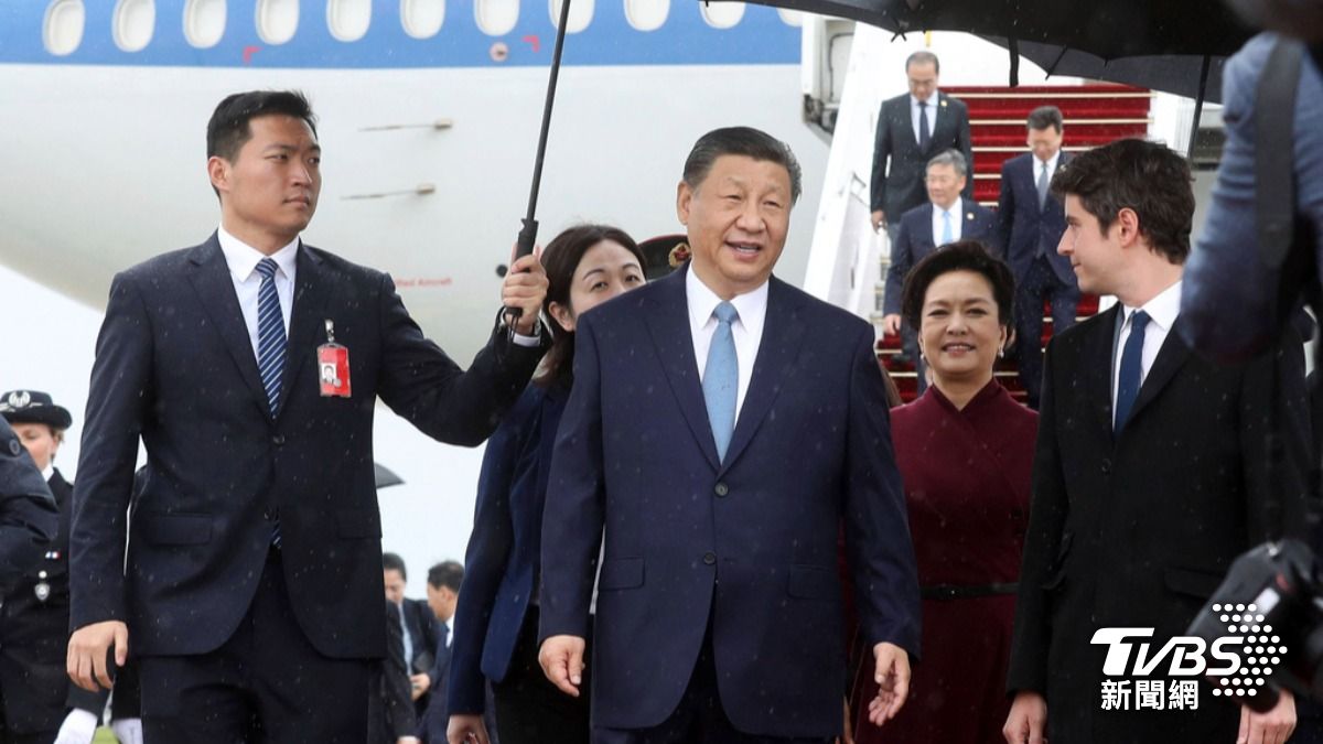 中國國家主席習近平訪問歐洲。（圖／達志影像美聯社）