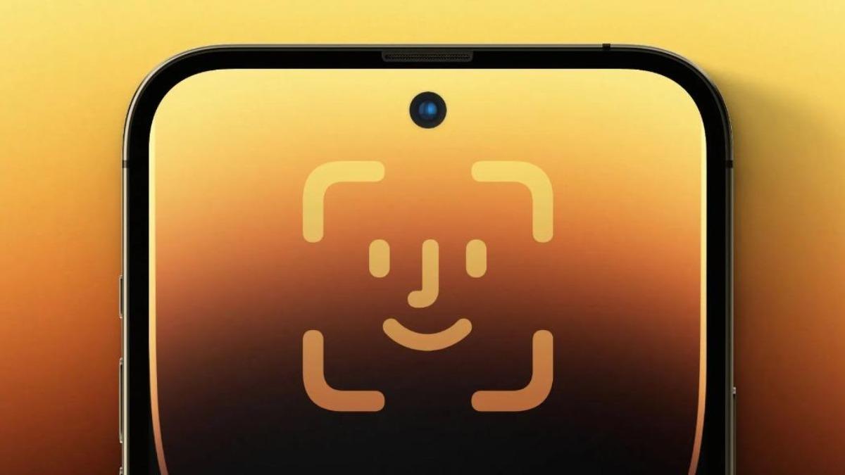 蘋果傳將在2026年的iPhone 18 Pro系列率先使用螢幕下Face ID技術。（示意圖／翻攝9to5mac）