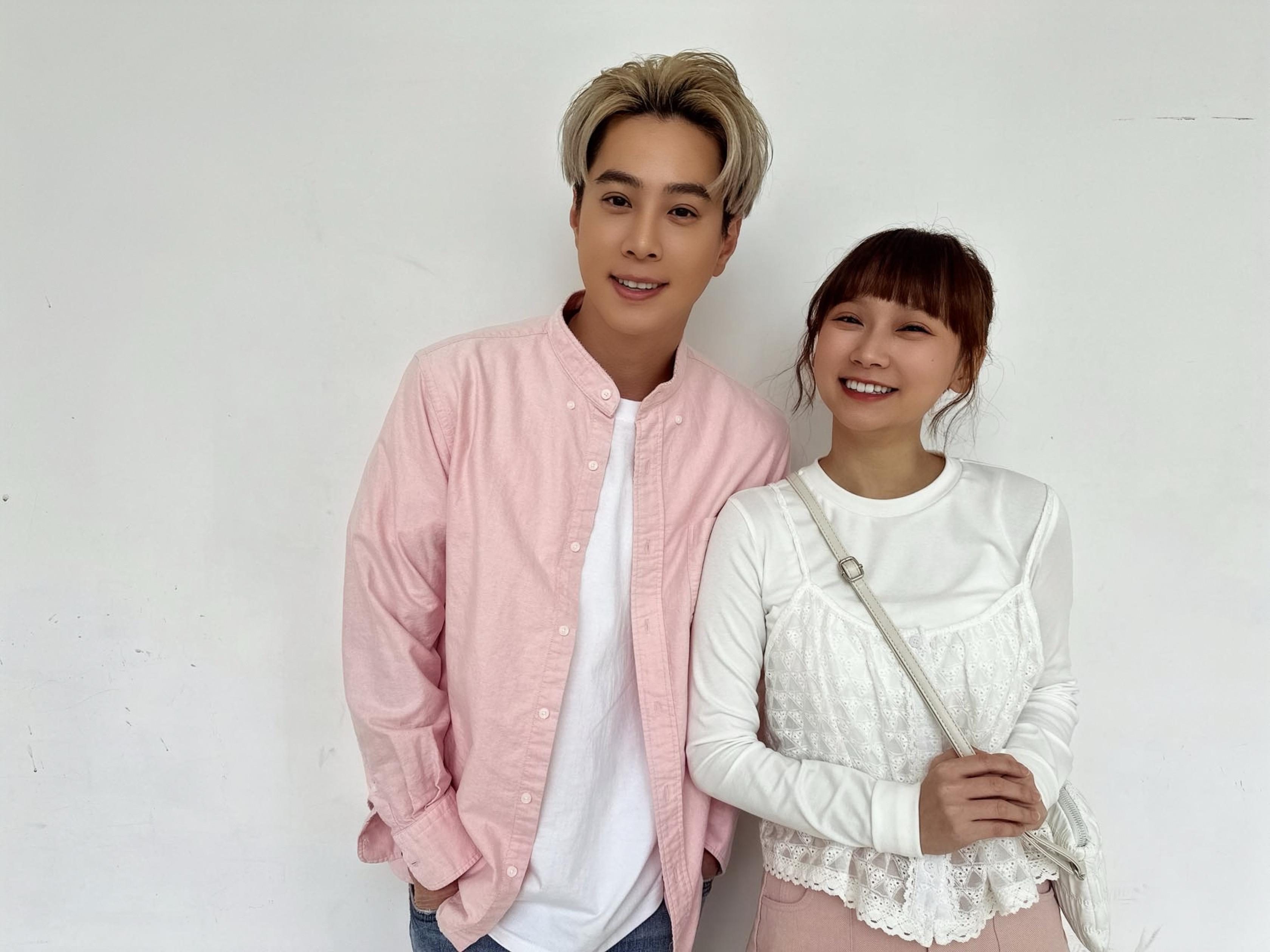 吳東諺跟吳鈺萱《愛的榮耀》首次合作，兩人陌生到熟悉更貼近角色。（圖／民視提供）