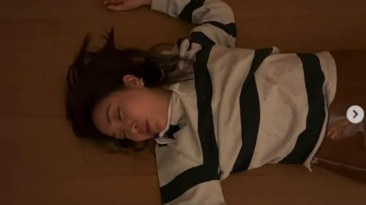 楊祐寧公開老婆躺地私密影片，讓Melinda氣炸。（圖／翻攝自楊祐寧IG）