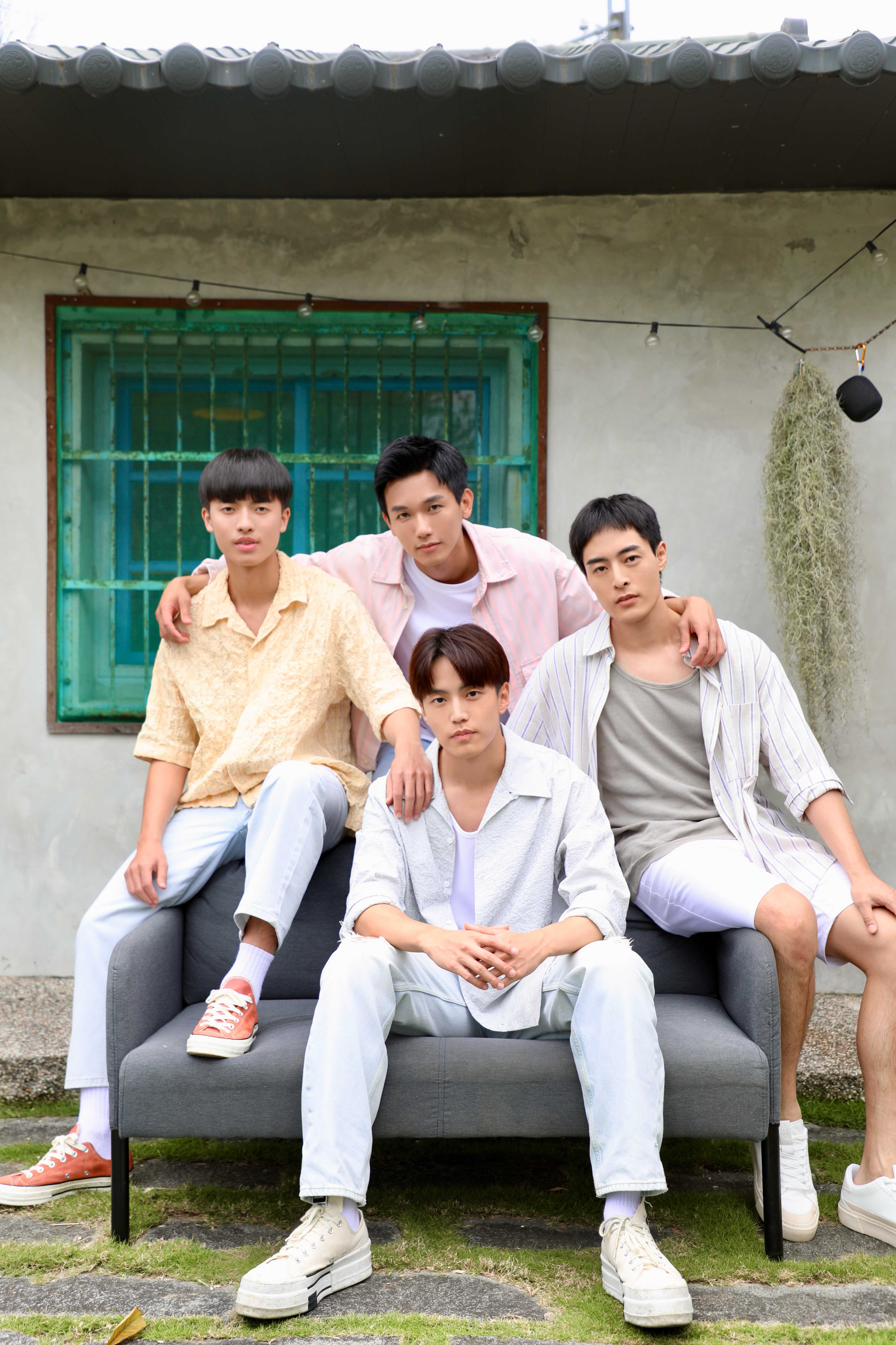 徐謀俊、朱宇謀、簡楨庭、文威登因演出《印象‧青春》培養出好感情。（圖／達騰娛樂提供）