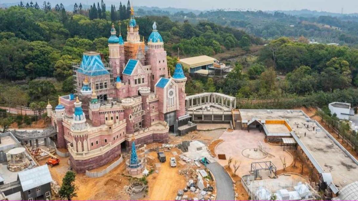 嘉義大林鎮新建1座迪士尼風格的夢幻城堡。（圖／翻攝自IG@s7802142001）