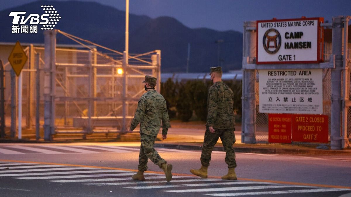 日本沖繩驚傳美國士兵對超商行搶的事件，圖為駐日美軍位於沖繩的漢森基地。（示意圖／達志影像美聯社）