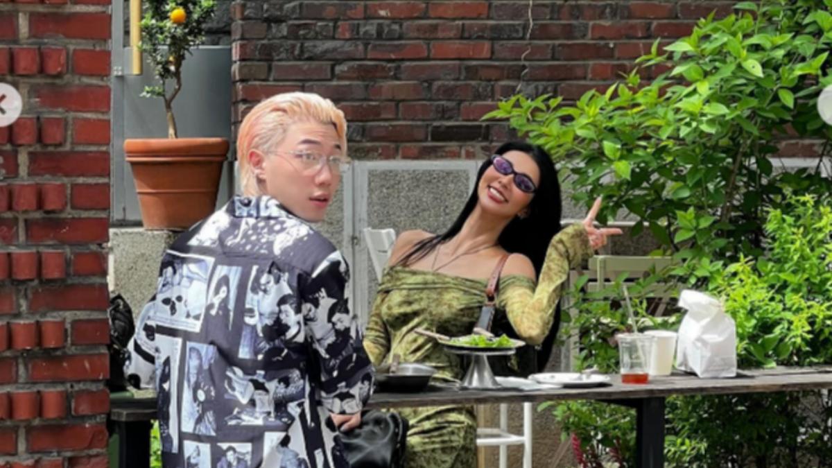 遭瘦子開戰「勾二嫂」!ØZI挺過風波穩交辣模 街頭約會被拍