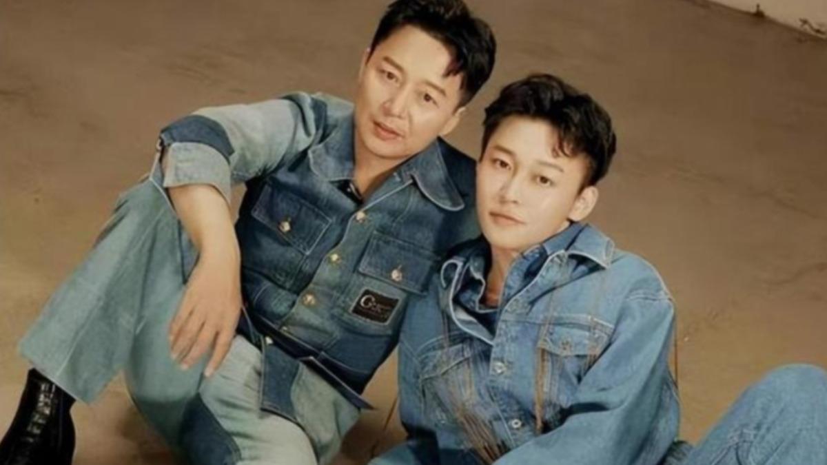 新生代男星劉怡潼（右）是「叔圈頂流」劉奕君的兒子。（圖／緯來育樂台提供）