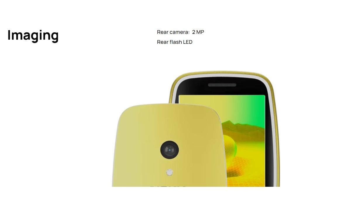 復刻版3210相機介紹。（圖／翻攝自HMD官網）