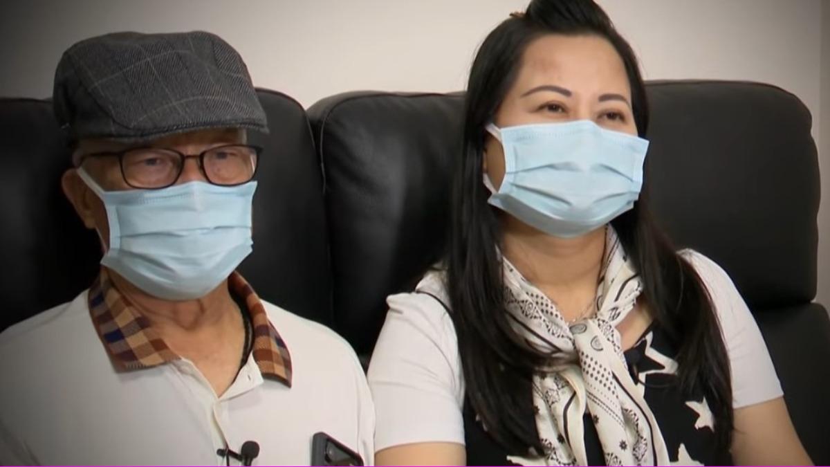 76歲老翁閃婚小30歲大陸女子引起全香港關注。（圖／翻攝自TVB YouTube）