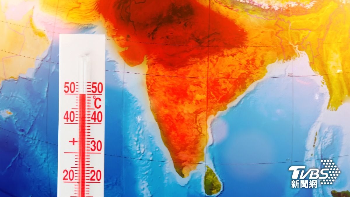 印度熱浪不斷碳排量創新高。（示意圖／shutterstock達志影像）
