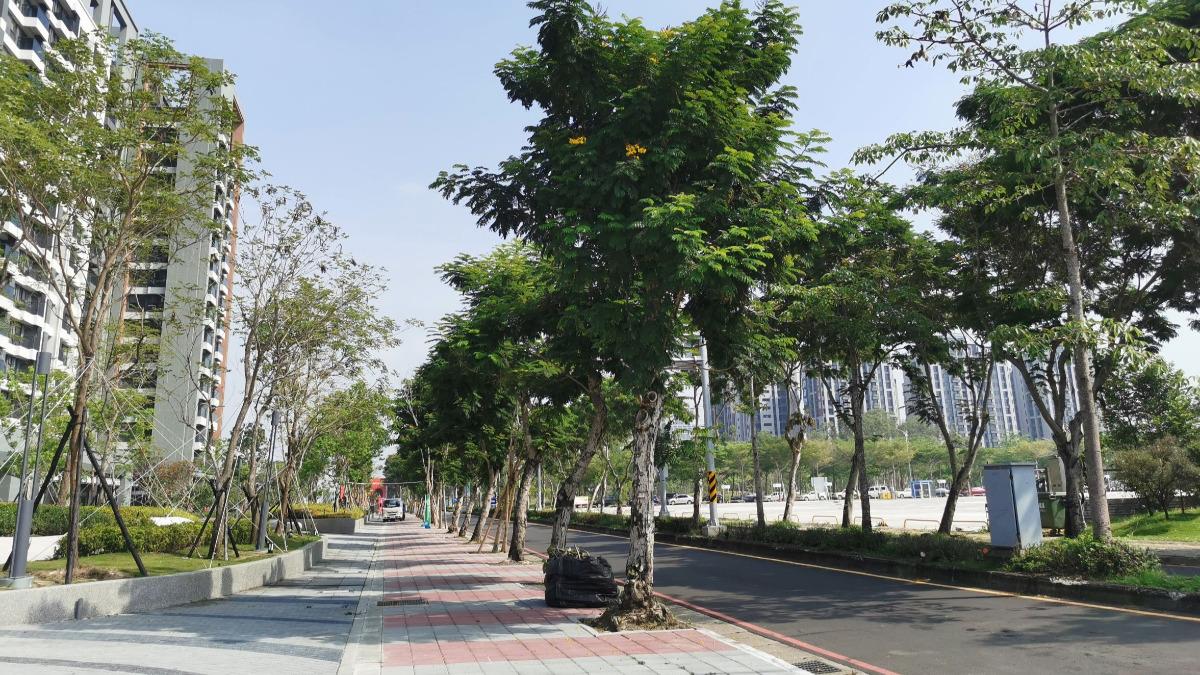 歸仁高鐵特區的高發二路,榮登2023年台南最熱門申貸路段。(圖／台灣房屋提供)