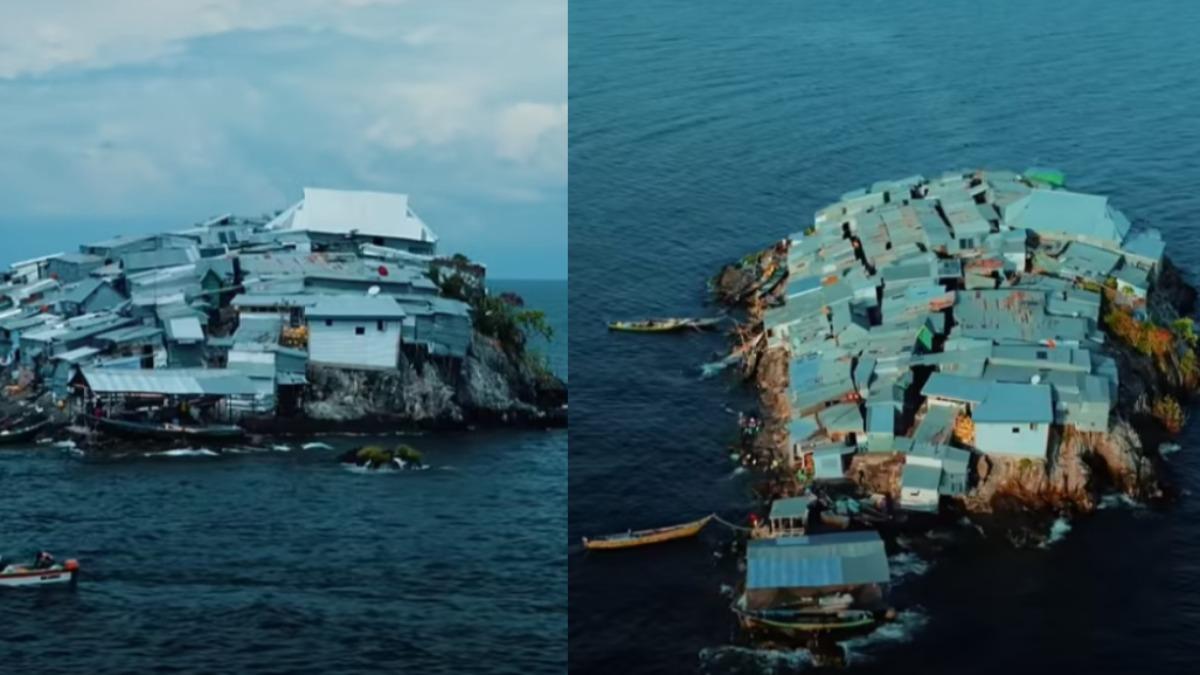 「米金戈島」（Migingo Island）被譽為「全球最擠島嶼」。（圖／翻攝自 Youtube@ Joe HaTTab）