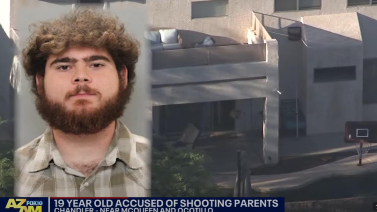 美國亞歷桑那州19歲青少年布雷爾，涉嫌開槍射殺自己的父母。（圖／翻攝自FOX 10 Phoenix新聞影片）