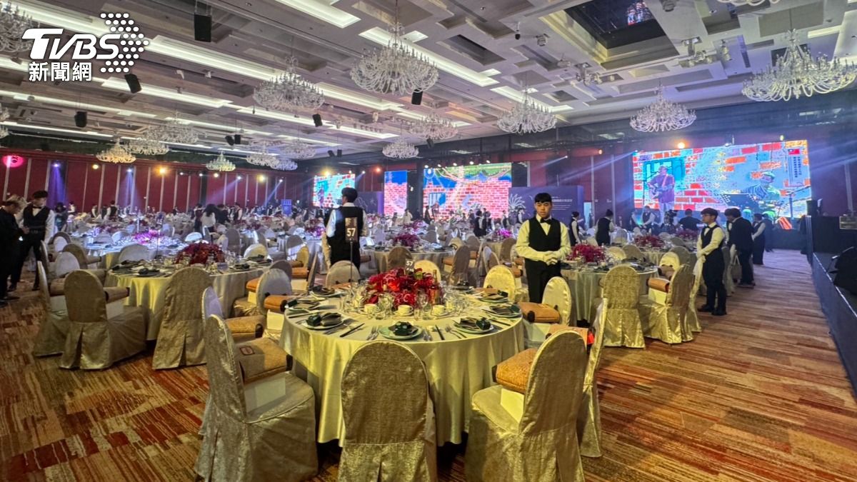 國宴舉辦在福爾摩沙遊艇酒店,內部設計曝光。(圖/TVBS)