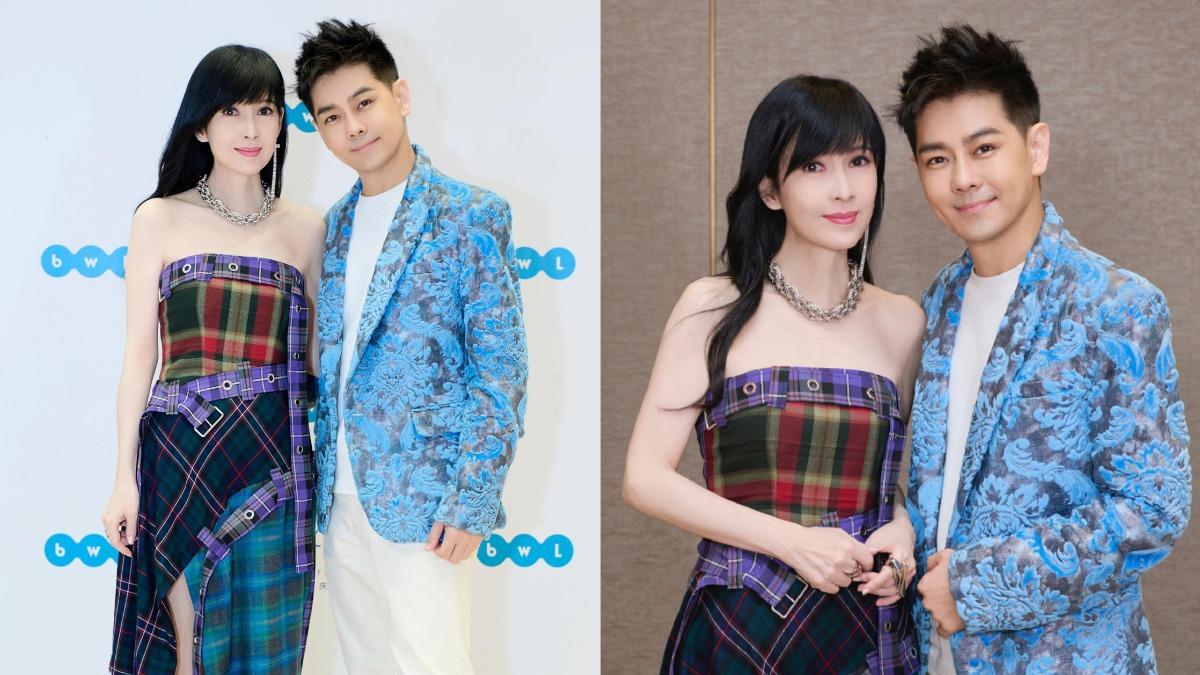 林志穎、周慧敏凍齡外表，讓網友驚呼。（圖／翻攝自林志穎、周慧敏臉書）