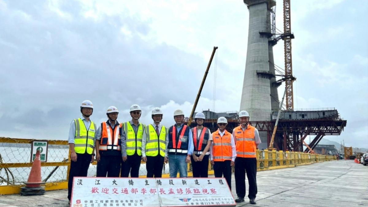 New landmark bridge to boost Tamsui area (Courtesy of MOTC) New Tamkang Bridge to become Taiwan’s landmark by 2025