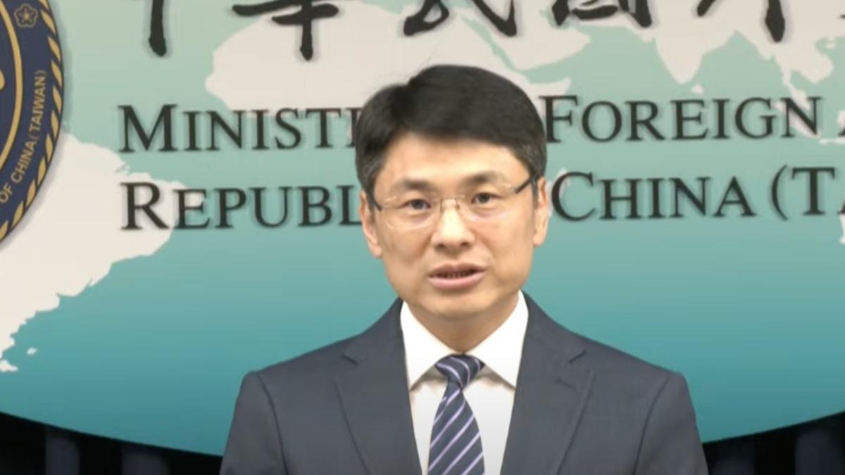 外交部副發言人蕭光偉。（圖／翻攝自外交部YouTube）