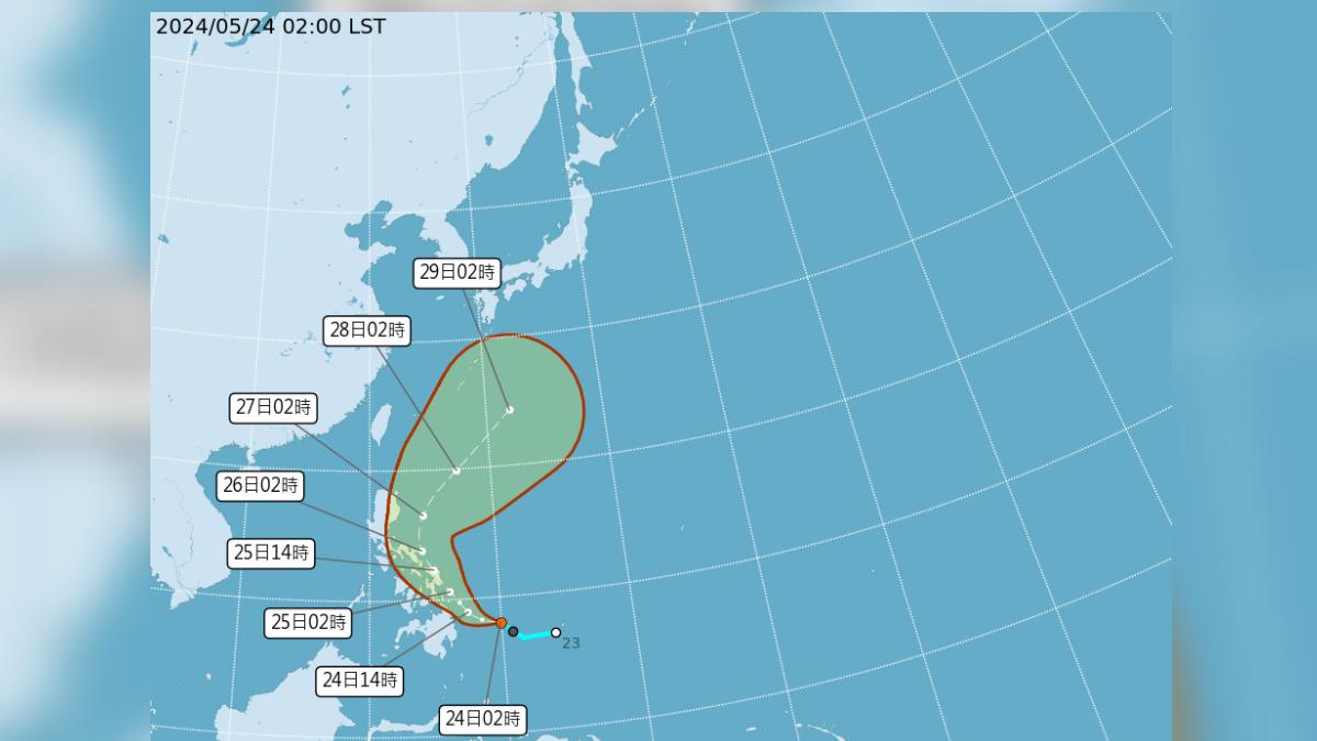 今局部降雨明防午後強降雨　熱低壓將成颱朝日本前進