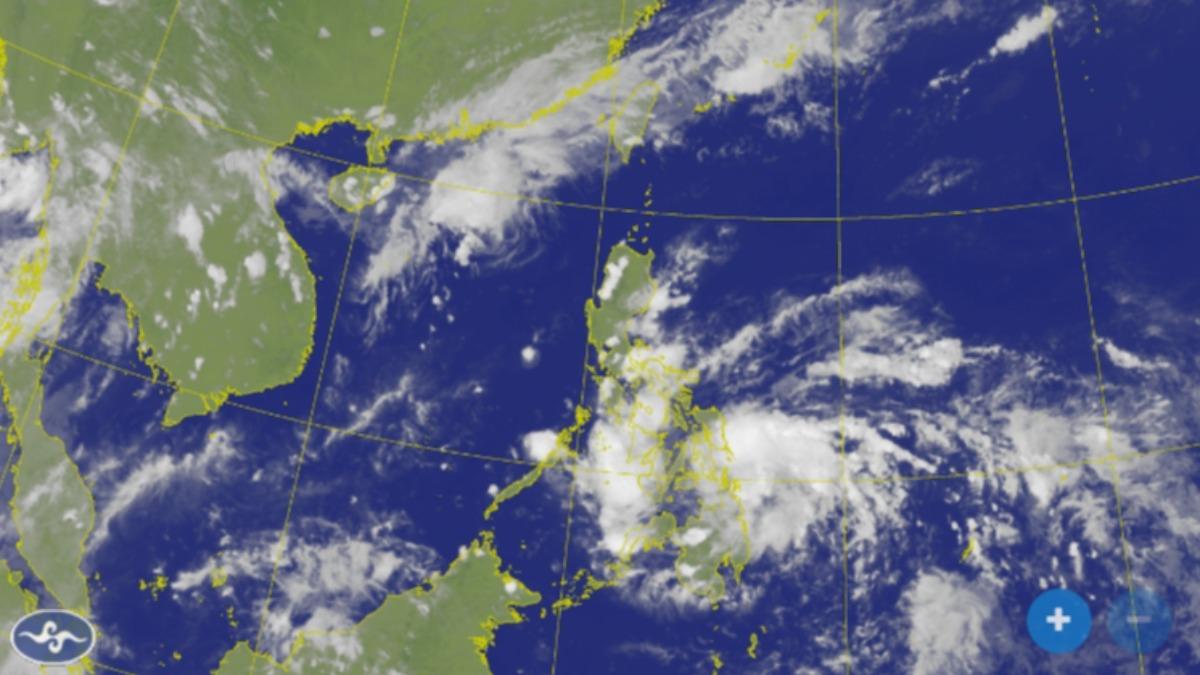 今年第1號颱風「艾維尼」生成。（圖／中央氣象署）