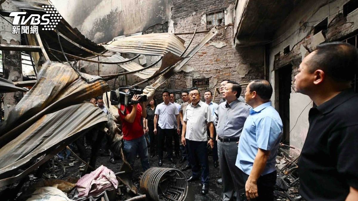 越南大火造成14死，河內市公安已經立案調查。（圖／達志影像美聯社）