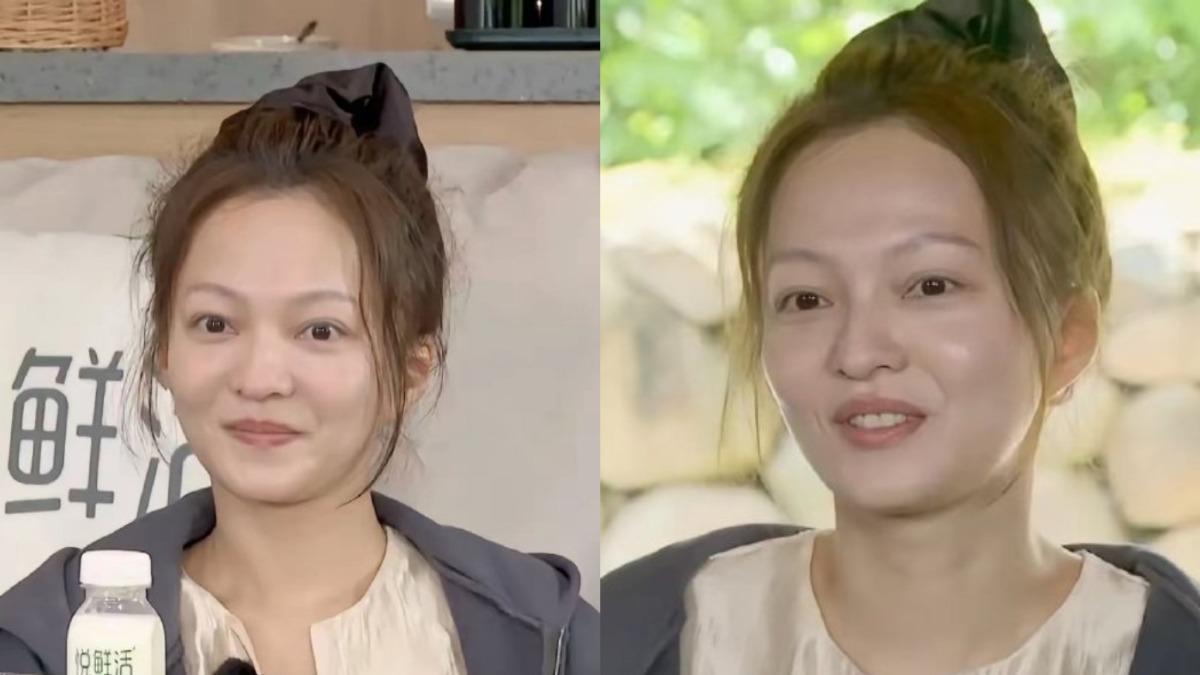 張韶涵大方公開素顏。（圖／翻攝自微博）