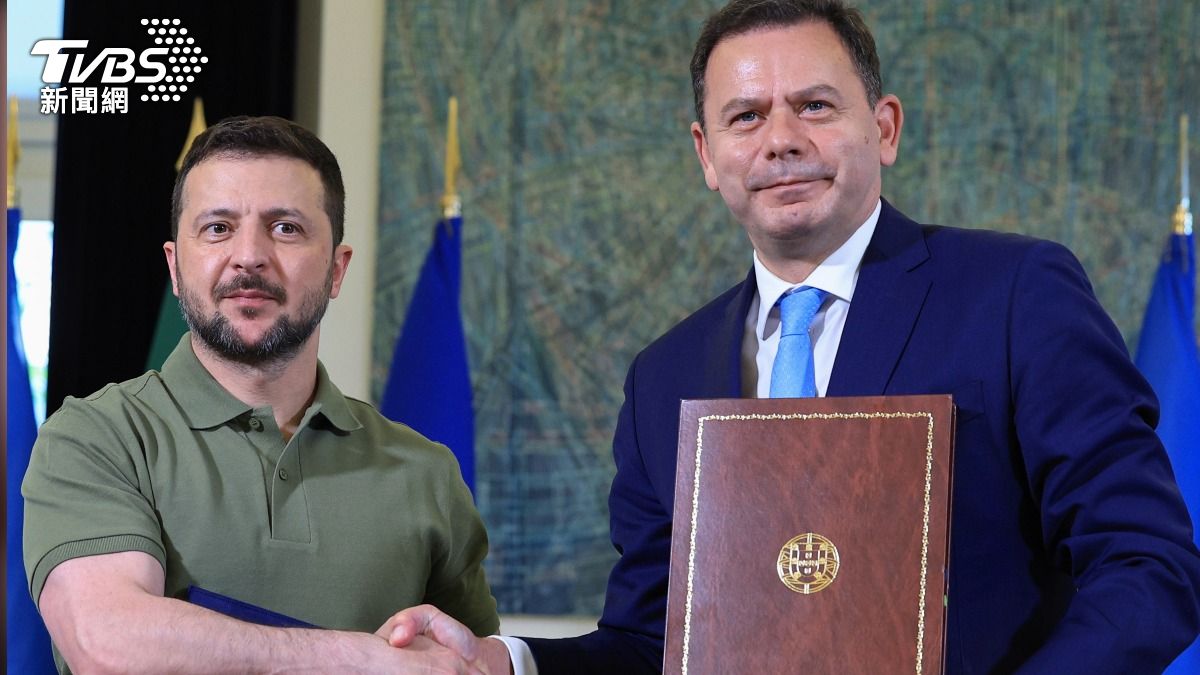 （烏克蘭和比利時28日達成雙邊安全協議。圖／達志影像美聯社）