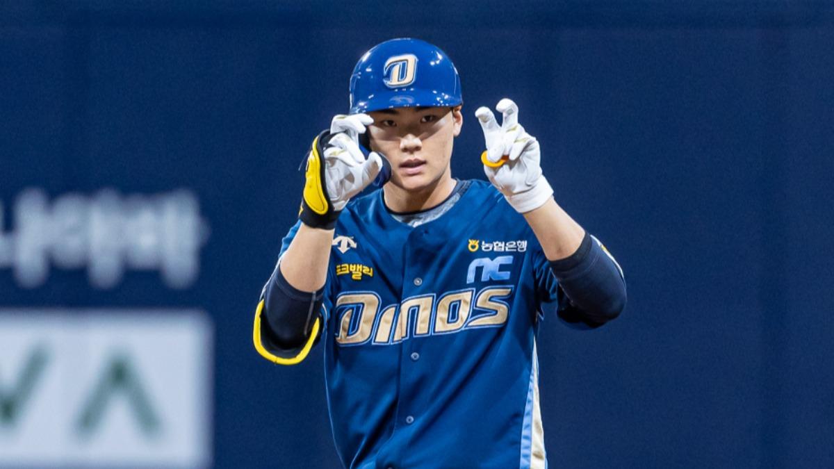 NC恐龍金周元（김주원）。（圖／翻攝自NC恐龍臉書）