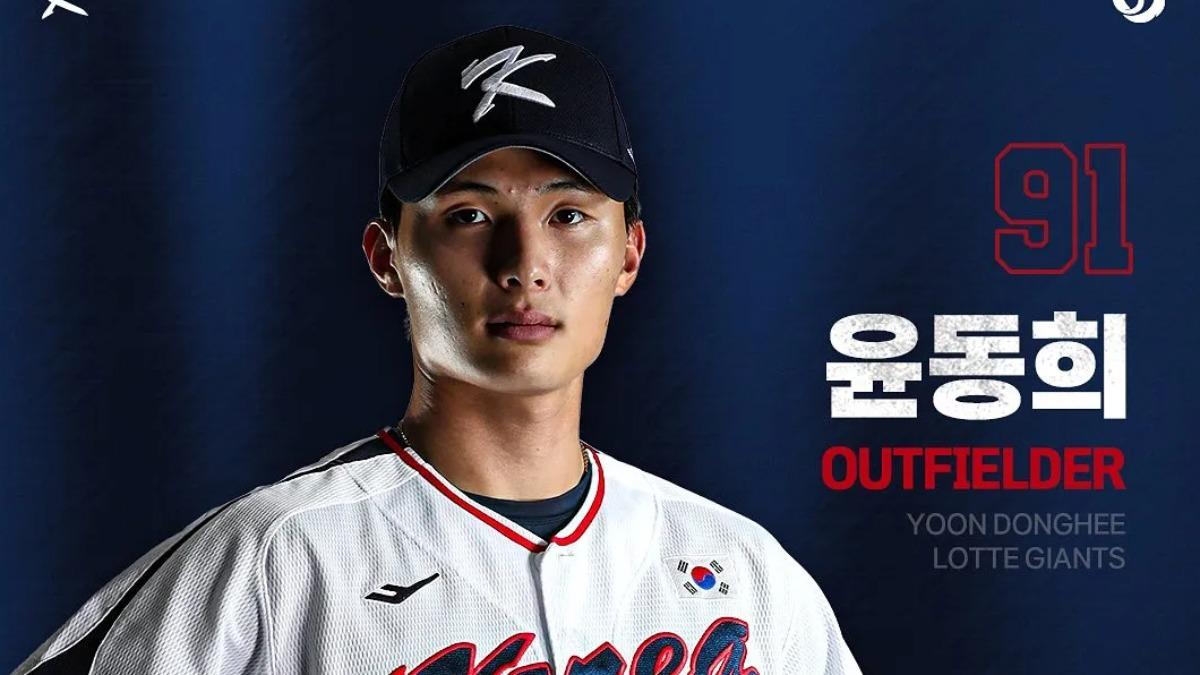 樂天巨人尹棟熙（윤동회）。（圖／翻攝自韓職IG）