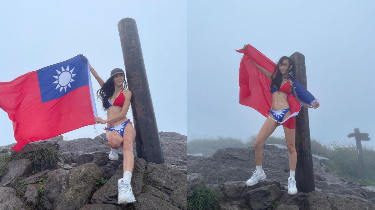 胡文英日前透露因曬國旗照，遭中國大陸封殺。（圖／翻攝自胡文英IG）