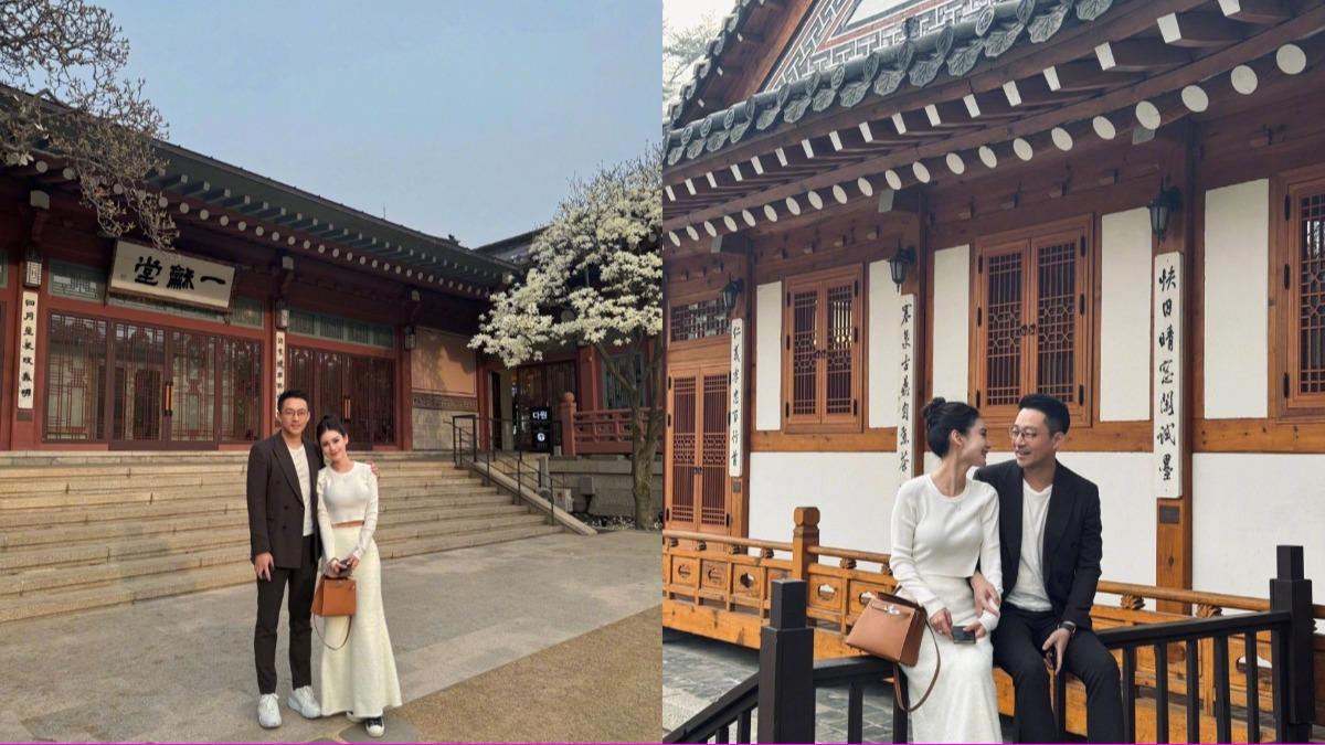 汪小菲5月底與Mandy領證結婚。（圖／翻攝自汪小菲微博）