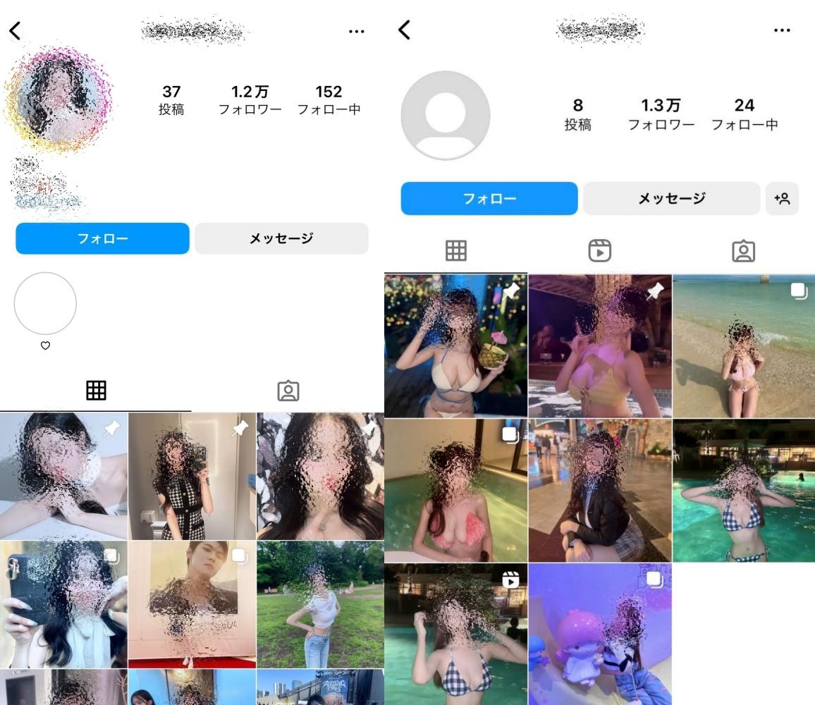 陪酒女自稱跟Johnny、楷燦喝酒，還放到IG上炫耀。（圖／翻攝自推特）